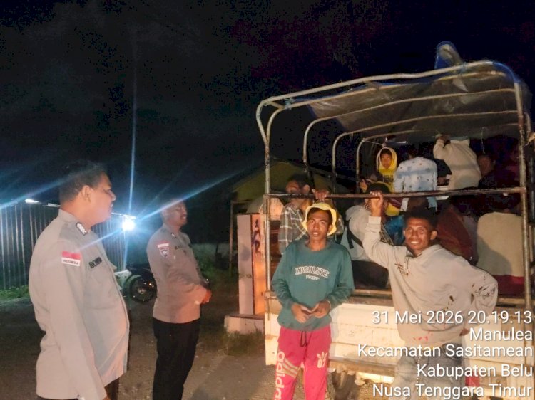 Kehadiran Polisi di Malam Hari Berikan Rasa Aman bagi Masyarakat Sasitamean