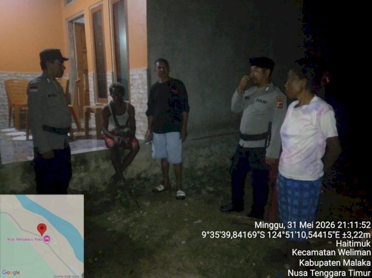 Patroli Dialogis Polsek Weliman Perkuat Kehadiran Polri di Tengah Masyarakat