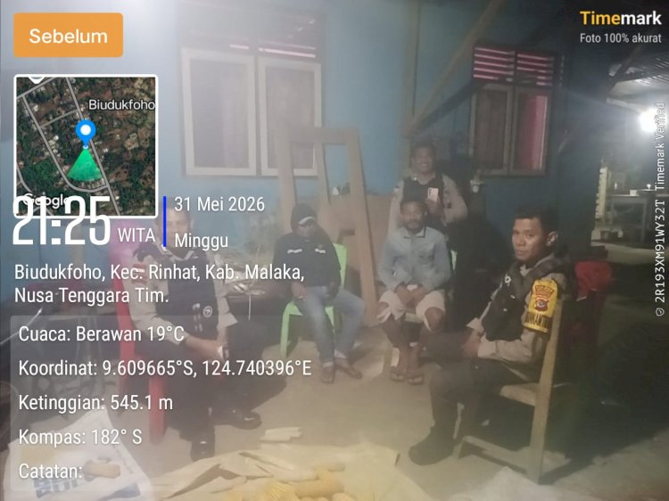 Kehadiran Polisi di Tengah Masyarakat, Patroli Dialogis Polsek Rinhat Perkuat Rasa Aman Warga