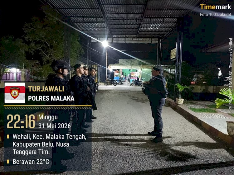 Patroli Subuh Presisi Polres Malaka Cegah Curanmor, Warga Kos-Kosan Merasa Lebih Aman