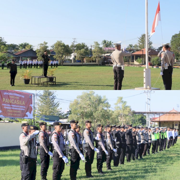 Polres Malaka Gelar Upacara Hari Lahir Pancasila 2026, Teguhkan Semangat Persatuan dan Pengabdian untuk Bangsa