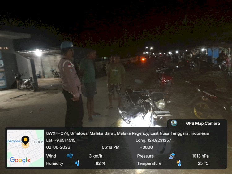 Patroli Dialogis Polsek Malaka Barat Cegah Kenakalan Remaja dan Jaga Kondusivitas Wilayah