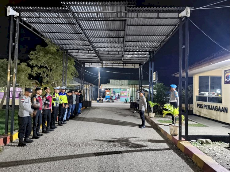Pengecekan Piket Fungsi dan Tahanan, Wujud Kesiapsiagaan Polres Malaka dalam Memberikan Pelayanan Kepada Masyarakat