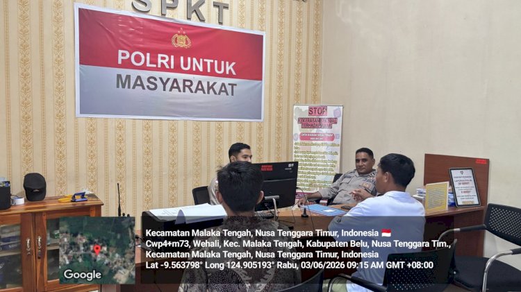 SPKT Polres Malaka Hadir dengan Pelayanan Cepat, Humanis dan Transparan