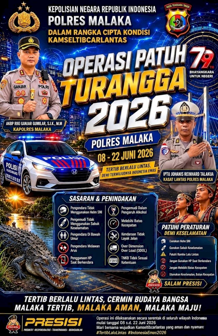 Polres Malaka Siap Gelar Operasi Patuh Turangga 2026, Ajak Masyarakat Wujudkan Tertib Berlalu Lintas