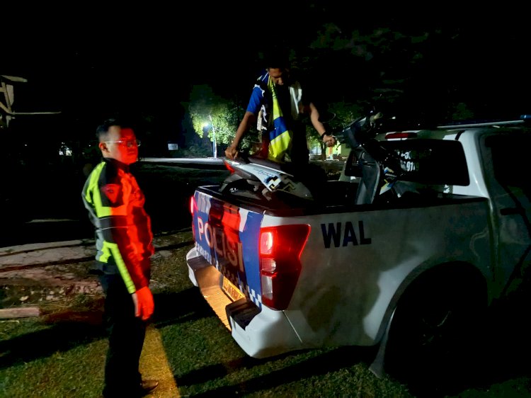 Polres Malaka Tangani Kecelakaan Lalu Lintas di Malaka Barat, Korban Pejalan Kaki Dirujuk ke Rumah Sakit