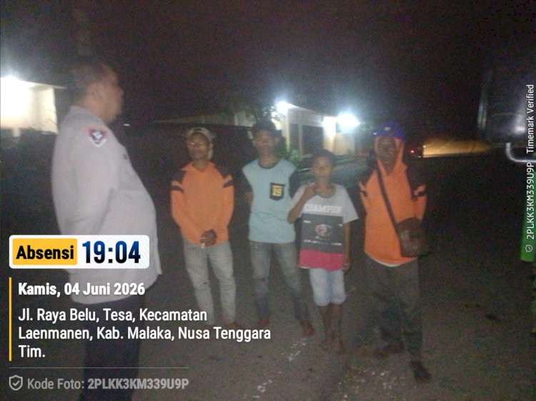 Patroli Polsek Laenmanen fokus cegah kenakalan remaja dan gangguan kamtibmas