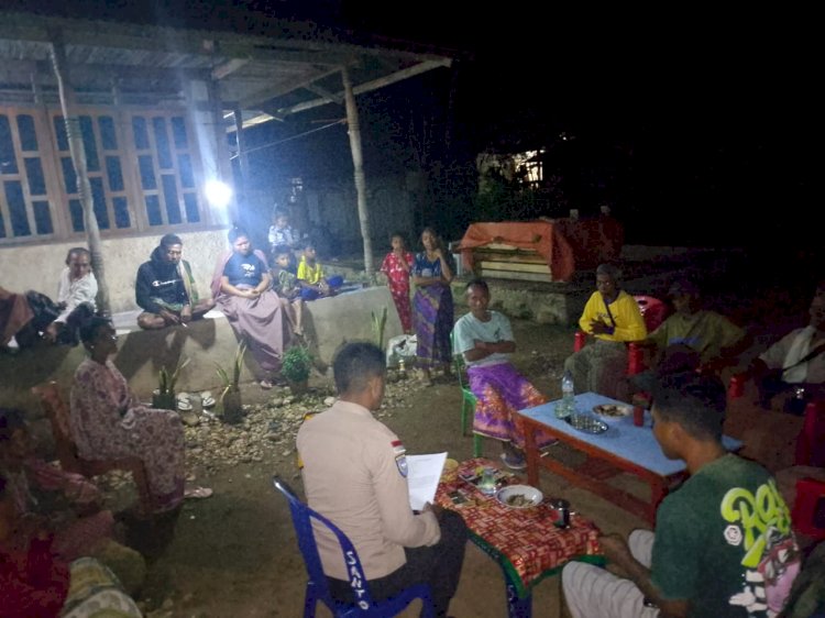 Bhabinkamtibmas Desa Builaran berhasil mediasi perselisihan warga hingga berakhir damai