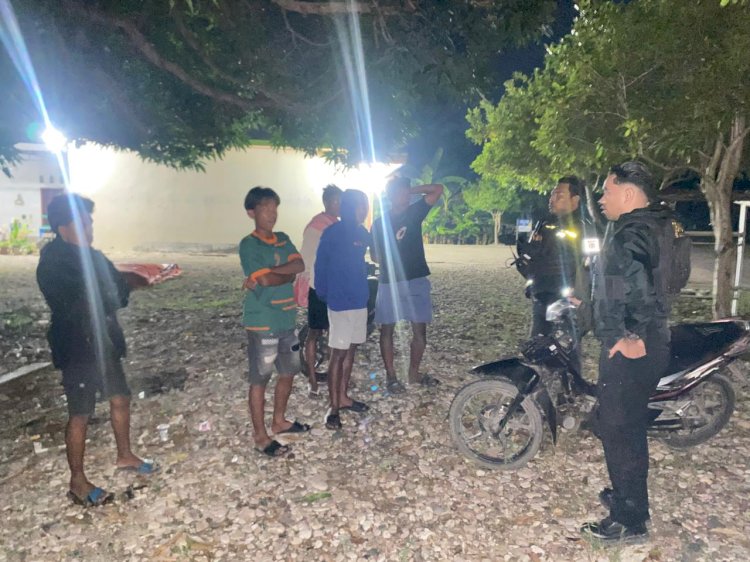 Patroli malam Polres Malaka intensifkan pengawasan kos-kosan untuk cegah curanmor