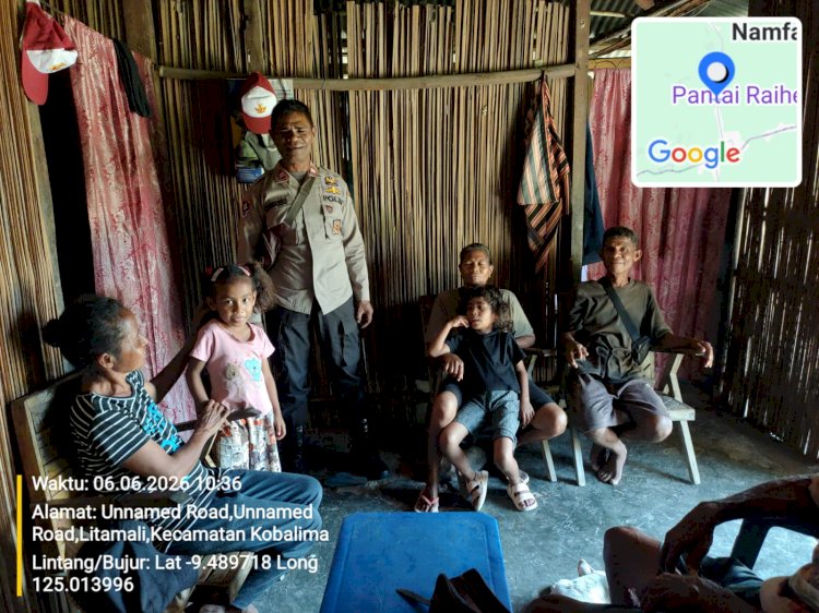 Polsek Kobalima Sambangi Rumah Warga, Perkuat Kedekatan Polri dengan Masyarakat