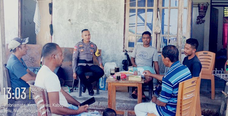 Polsek Wewiku Perkuat Kemitraan dengan Warga Melalui Patroli Dialogis Siang Hari