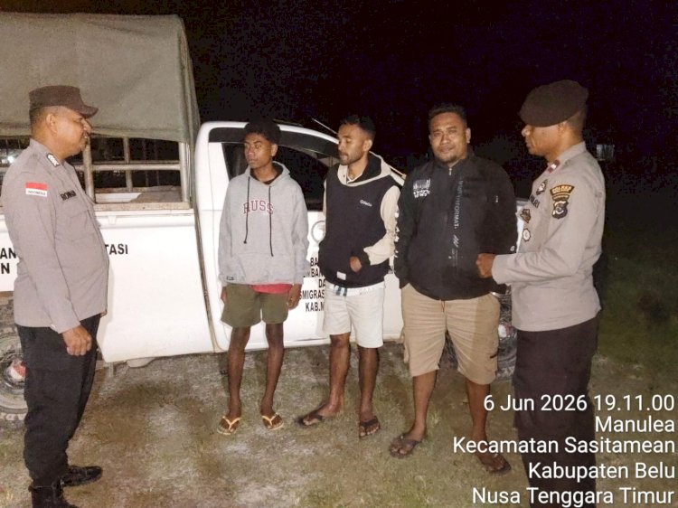 Patroli Malam Polsek Sasitamean Persempit Ruang Gerak Pelaku Kejahatan