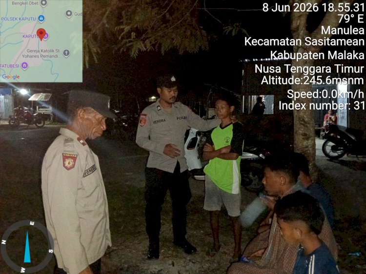 Polsek Sasitamean Tingkatkan Patroli Dialogis Antisipasi Curanmor dan Tawuran Antar Pemuda