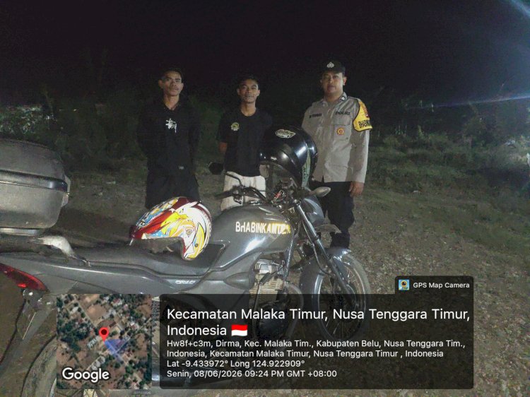 Patroli Dialogis dan KRYD Polsek Malaka Timur Perkuat Harkamtibmas di Wilayah Perbatasan