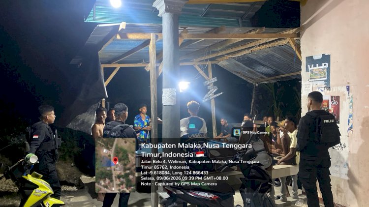Patroli Tengah Malam Polres Malaka Sasar Kos-Kosan dan Titik Rawan Curanmor, Warga Diimbau Tingkatkan Kewaspadaan