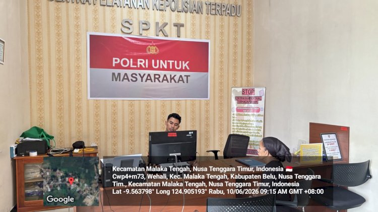 SPKT Polres Malaka Hadir dengan Pelayanan Cepat, Humanis dan Transparan