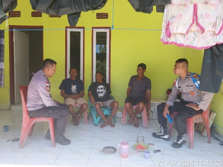 Patroli Dialogis Jadi Sarana Polsek Malaka Tengah Dekatkan Pelayanan kepada Masyarakat