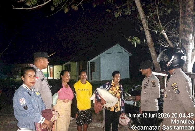 Menyapa Warga, Menepis Kejahatan: Langkah Humanis Polsek Sasitamean Menjaga Kamtibmas