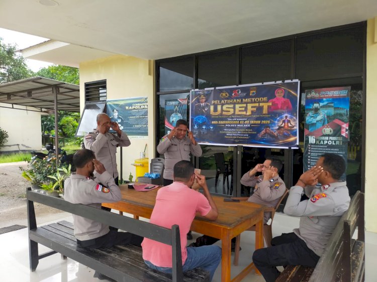 Sidokkes Polres Malaka Gelar Pelatihan Terapi USEFT bagi Personel Polsek Malaka Timur dalam Rangka Hari Bhayangkara ke-80
