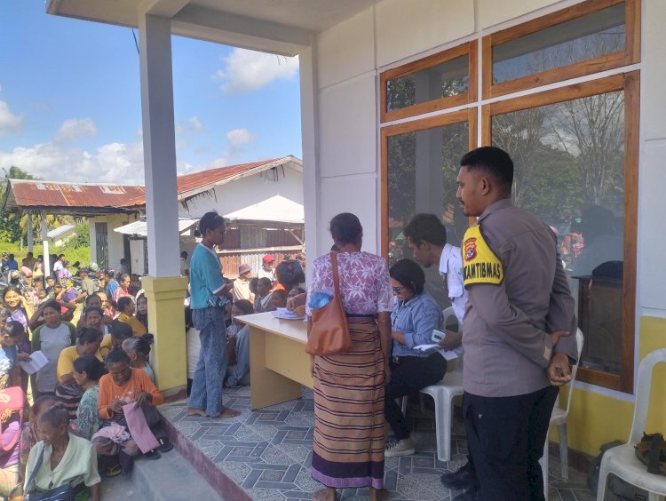 Polsek Sasitamean kawal penyaluran bantuan PKH bagi 971 keluarga penerima manfaat
