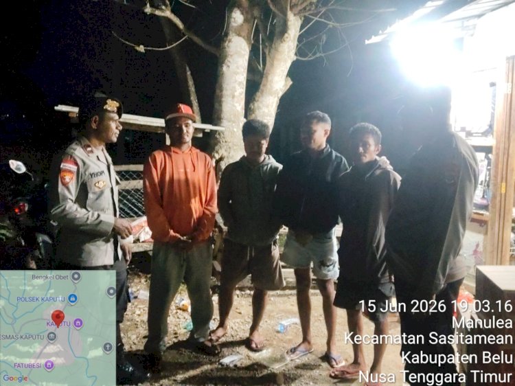 Polsek Sasitamean hadir di tengah masyarakat, perkuat pencegahan curanmor melalui patroli dialogis malam hari