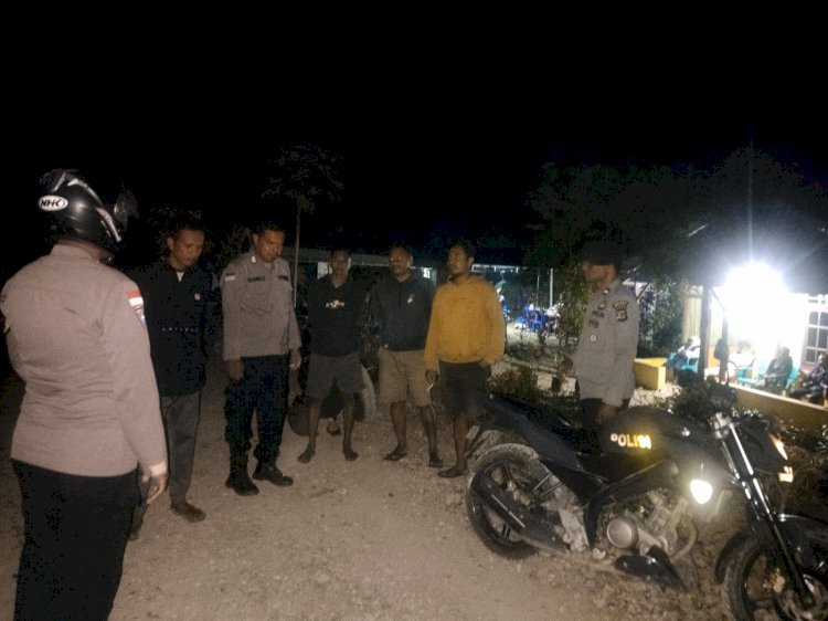 Patroli Dialogis Polsek Sasitamean, Langkah Preventif Cegah Curanmor dan Gangguan Kamtibmas