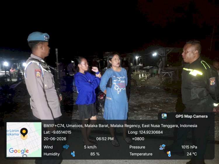 Jaga keamanan wilayah, personel Polsek Malaka Barat aktif sambangi warga