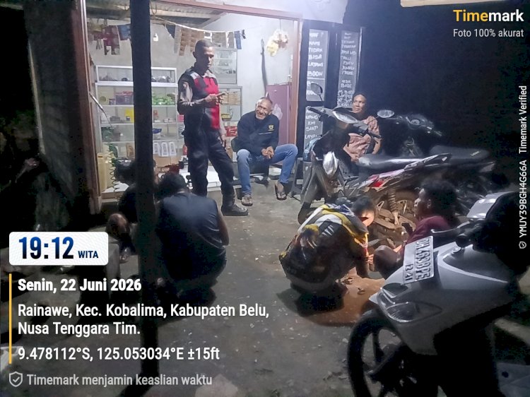Patroli Dialogis Polsek Kobalima Perkuat Kemitraan dengan Masyarakat untuk Ciptakan Kamtibmas Kondusif