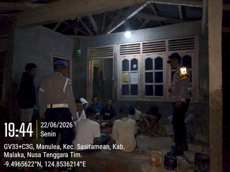 Patroli Dialogis Polsek Sasitamean Tingkatkan Kewaspadaan Masyarakat terhadap Curanmor dan Gangguan Kamtibmas