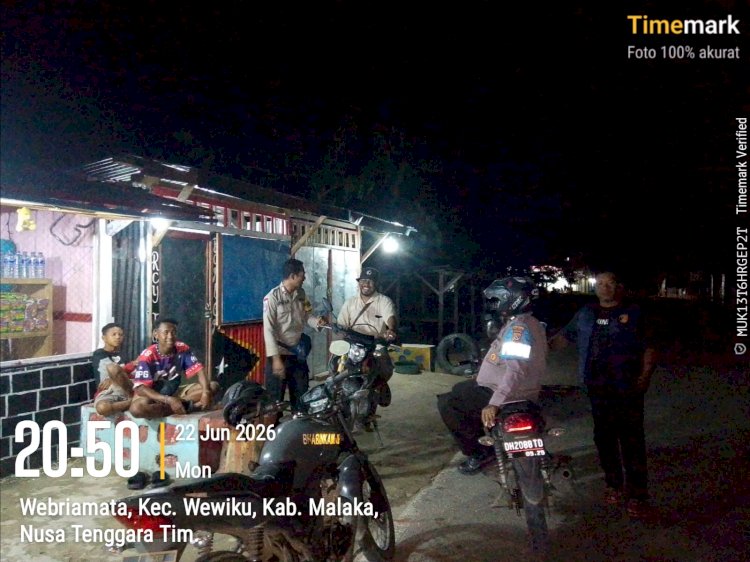 Patroli Dialogis Polsek Wewiku Perkuat Harkamtibmas dan Cegah Potensi Gangguan Keamanan