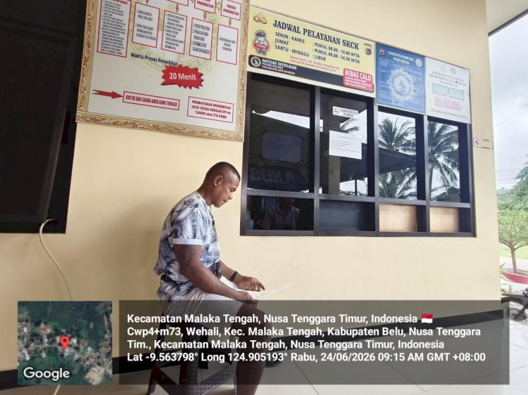 Polres Malaka Hadirkan Layanan SKCK Humanis dan Anti Pungli