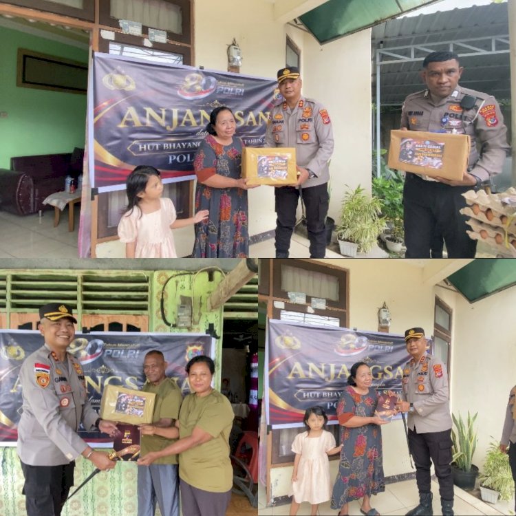 Anjangsana Penuh Kehangatan, Polres Malaka Berbagi Kebahagiaan dengan Purnawirawan Jelang Hari Bhayangkara ke-80