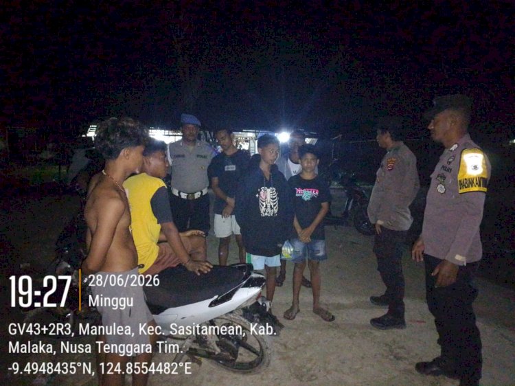 Polsek Sasitamean Perkuat Patroli Dialogis, Bangun Sinergi Bersama Masyarakat Jaga Kamtibmas