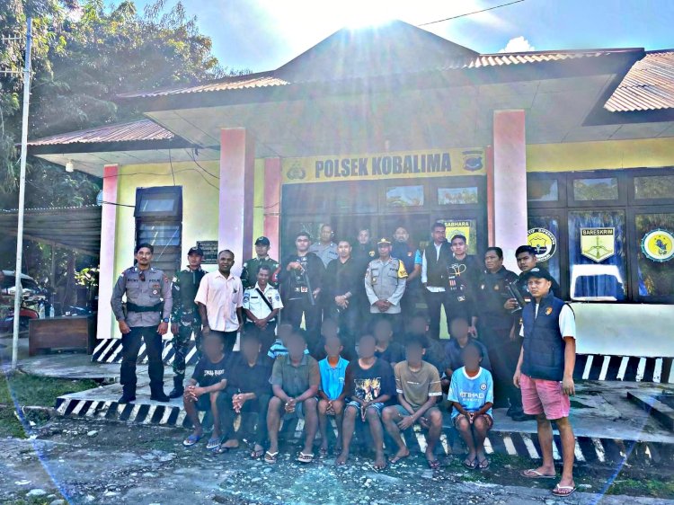 Respons Cepat Polres Malaka Amankan 12 Warga Negara Timor Leste Nonprosedural, Selanjutnya Diserahkan kepada Imigrasi Atambua Sesuai Prosedur Hukum