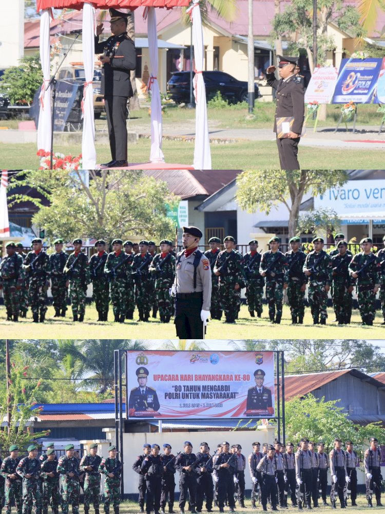 Upacara Hari Bhayangkara ke-80, Polres Malaka Tegaskan Komitmen Polri Presisi untuk Masyarakat