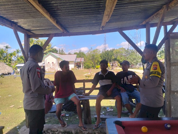 Antisipasi Curanmor, Polsek Sasitamean Gencarkan Patroli Dialogis dan Edukasi Kamtibmas kepada Masyarakat