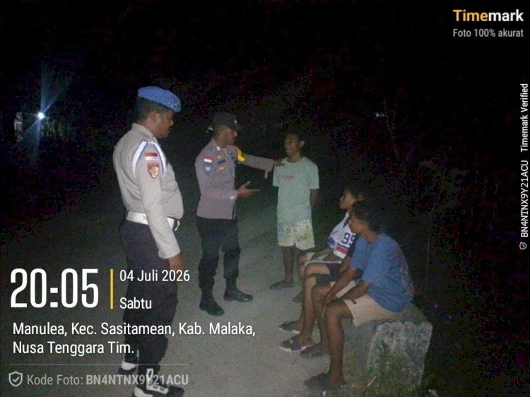 Patroli Dialogis Polsek Sasitamean, Wujud Nyata Polri Cegah Curanmor dan Jaga Kondusivitas Kamtibmas