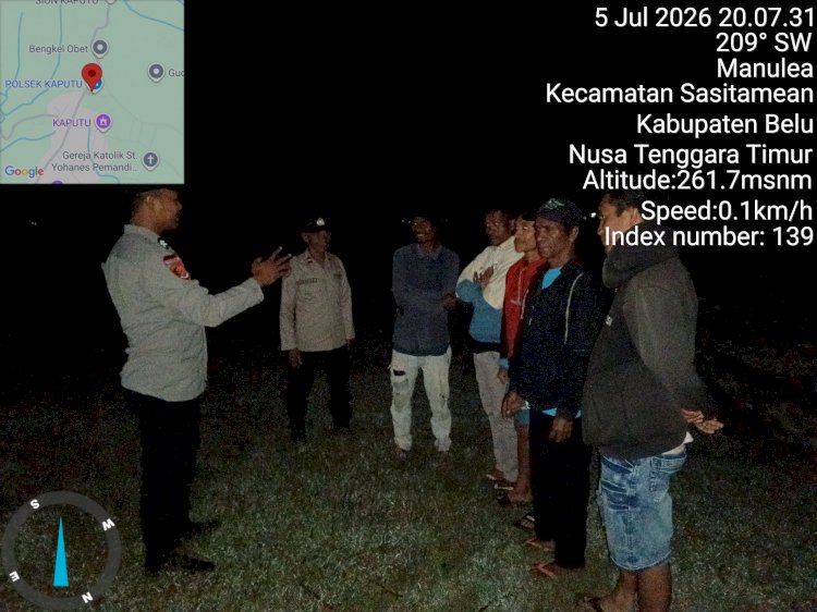 Polsek Sasitamean gencarkan imbauan kamtibmas untuk cegah curanmor dan tawuran pemuda