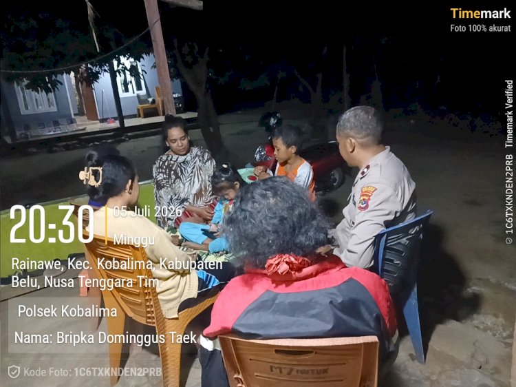 Patroli dialogis Polsek Kobalima perkuat sinergi dengan masyarakat dalam menjaga kamtibmas