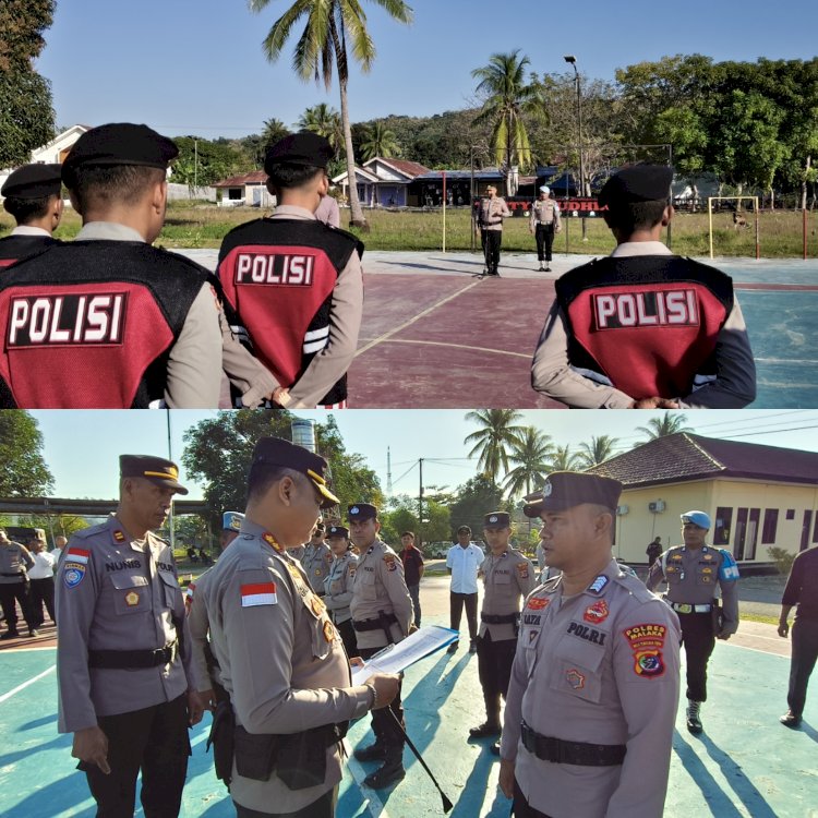 Kapolres Malaka Pimpin Apel Pagi, Tekankan Disiplin, Profesionalisme, dan Pelayanan Prima kepada Masyarakat