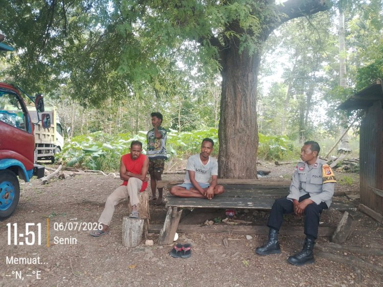 Cegah Gangguan Kamtibmas di Kalangan Pemuda, Polsek Laenmanen Tingkatkan Patroli Dialogis