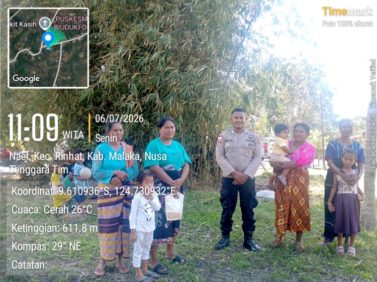 Polsek Rinhat Aktif Sambangi Warga, Patroli Dialogis Cegah Gangguan Kamtibmas Sejak Dini