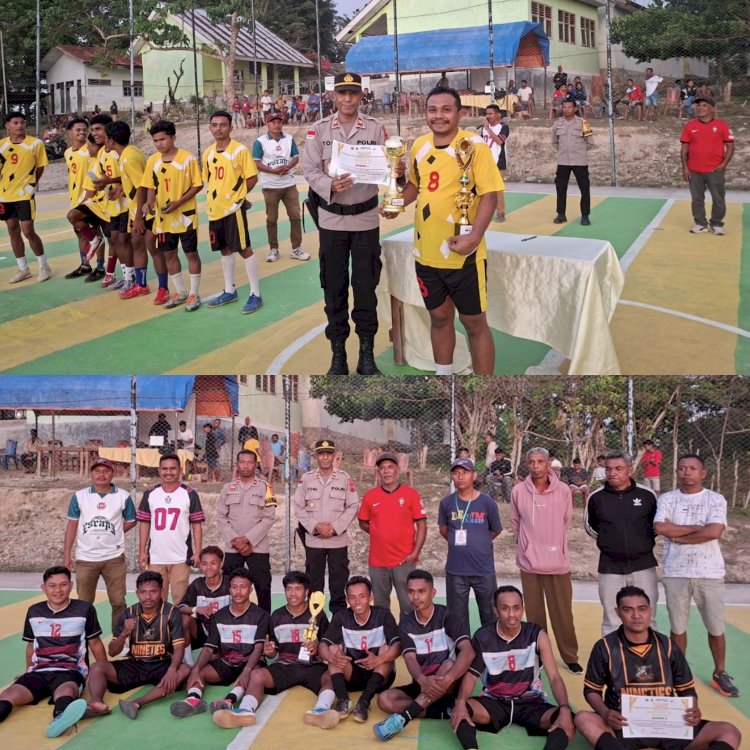 Polsek Laenmanen Kawal Final Matahari Cup II, Pastikan Ajang Olahraga Berlangsung Aman dan Sportif