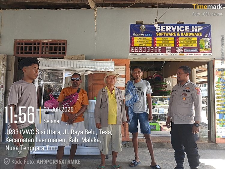 Polsek Laenmanen Tingkatkan Patroli Preventif, Cegah Gangguan Kamtibmas dan Berikan Rasa Aman kepada Masyarakat
