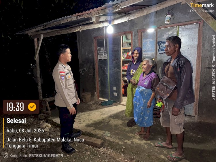 Patroli Preventif Polsek Laenmanen Antisipasi Kenakalan Remaja, Wujudkan Kamtibmas yang Aman dan Kondusif