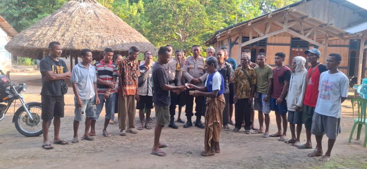 Dari Perselisihan Menuju Perdamaian, Polsek Sasitamean Hadir Satukan Warga Melalui Mediasi Humanis
