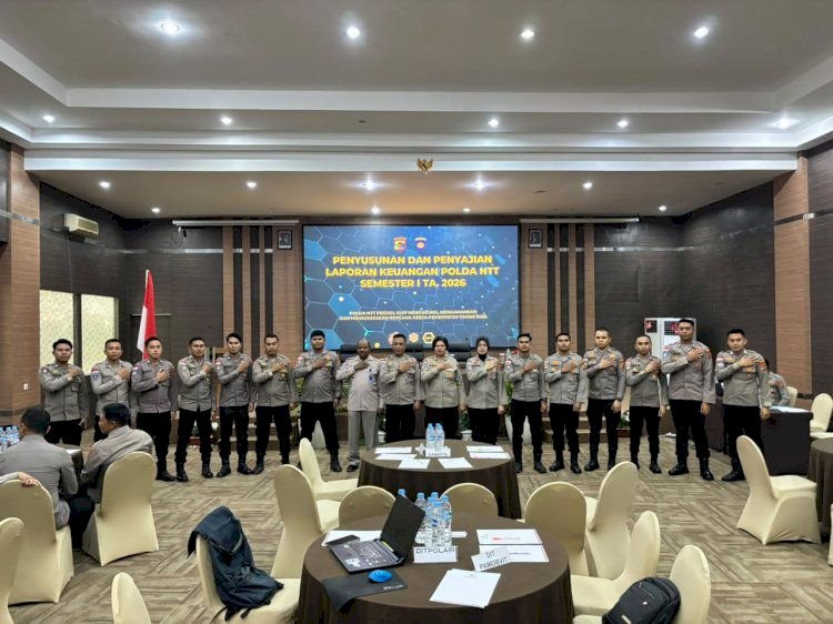 Bidkeu Polda NTT Gelar Rekonsiliasi Penyusunan Laporan Keuangan Semester I TA 2026, Perkuat Komitmen Pertahankan Opini WTP