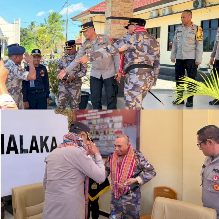 Kapolres Malaka Terima Kunjungan Silaturahmi Komandan UPF PNTL, Perkuat Sinergi Keamanan Perbatasan Indonesia–Timor Leste