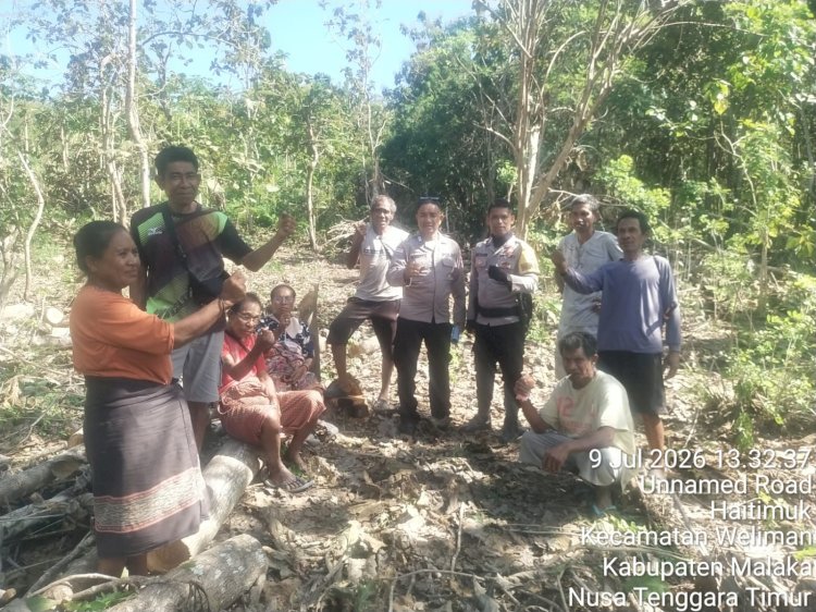 Mediasi Humanis Polsek Weliman Berhasil Akhiri Sengketa Tanah Secara Kekeluargaan