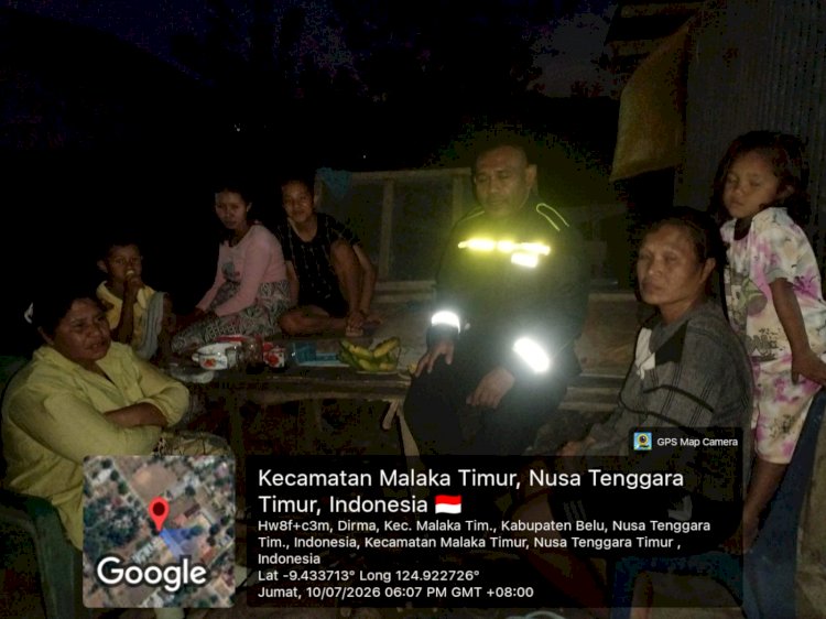 Patroli Dialogis Polsek Malaka Timur Perkuat Kamtibmas, Warga Diajak Bersama Cegah Kejahatan